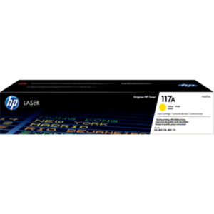 HP 117A Original Laser Toner Cartridge, Yellow (W2072A)