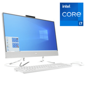 Hp All-in-One PC 24-dp1069nh, Intel Core i7-1165G7 Processor, 8GB Ram, 2TB HDD + 1TB SSD, Windows